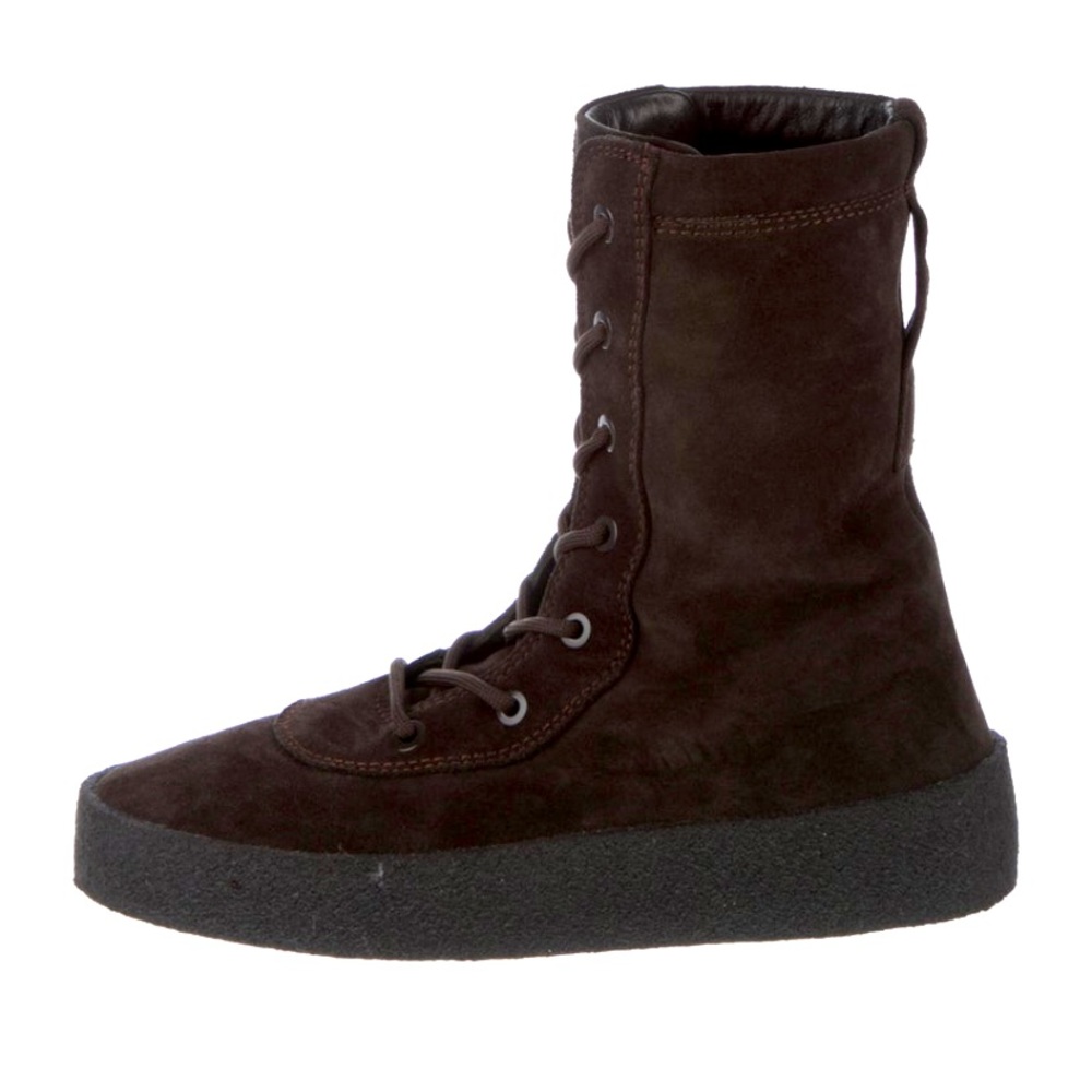 Yeezy Brown Suede Sneakers